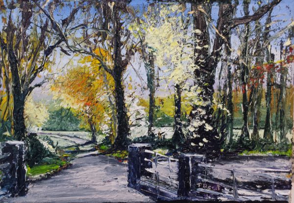 The Demesne and the River Deenagh in Autumn, Killarney 6x8" €85