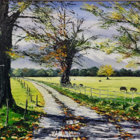 Kerry Cows, the Demesne in Autumn, 16x20" €420