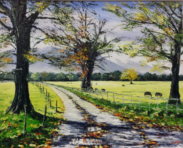 Kerry Cows, the Demesne in Autumn, 16x20" €420