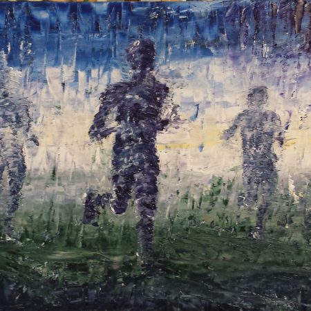 The Mountain Runners 70x23cm