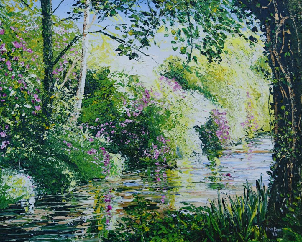 The Deenagh, Rhododendron Reflections16x20