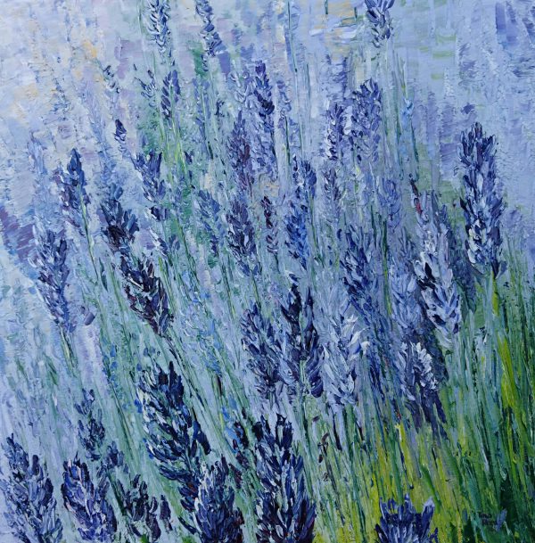 Lavender Mist 41x41x4cm (box canvas)