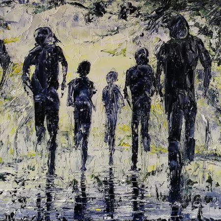 The Road Run After The Rain 28x70cm