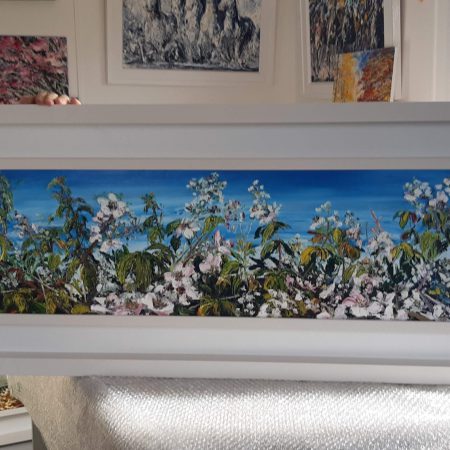 Over The Hedgerow at Trabawn, Sherkin 28x102cm