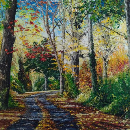 Over The Hedgerow at Trabawn, Sherkin 28x102cm