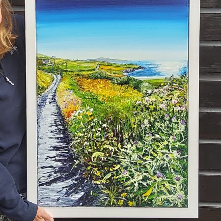 Looking West Over Trabawn, Sherkin Island 50x70x4cm