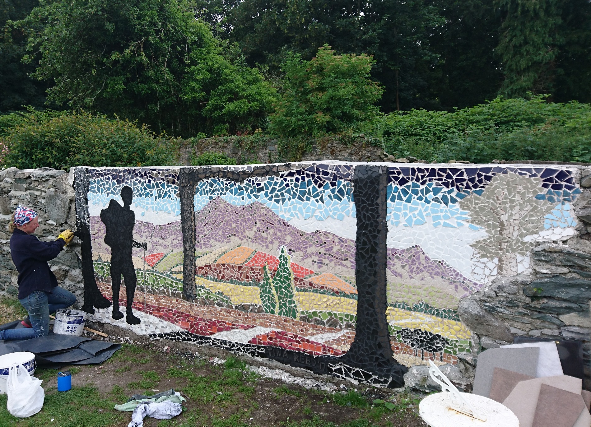 The Mosaic at Black Sheep Hostel, Killarney, June 2017!