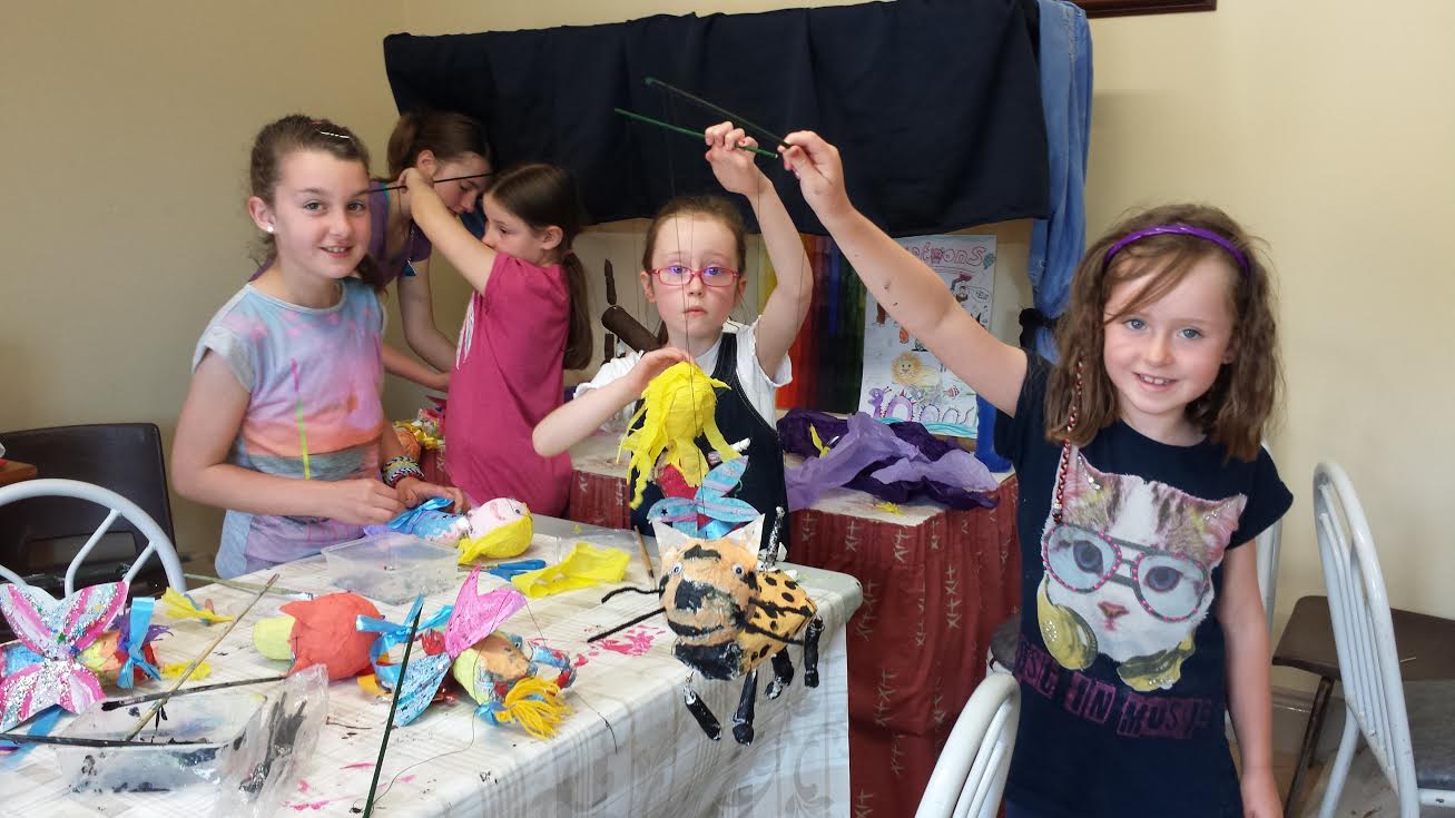 Art and Craft Puppet Camp in Glen Flesk Gaa!