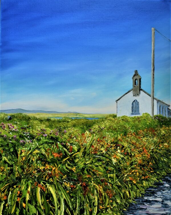 Looking Out Towards The Cuinne From St Mona's, Sherkin Island 40x50cm