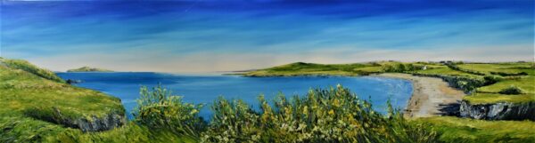 Clear Skies Above Silver Strand, from Cape Clear to North Shore, Sherkin Island 150x40cm