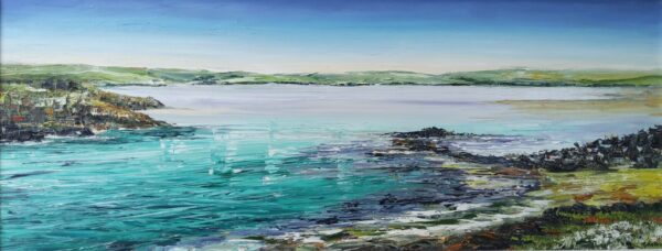 Looking Back into the Cuinne 28x70cm