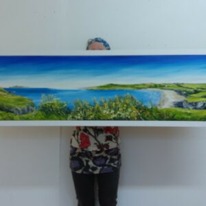 Clear Skies Above Silver Strand, from Cape Clear to North Shore, Sherkin Island 150x40cm