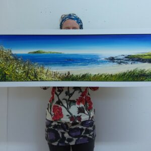 Looking West Over Silver Strand 100x30cm