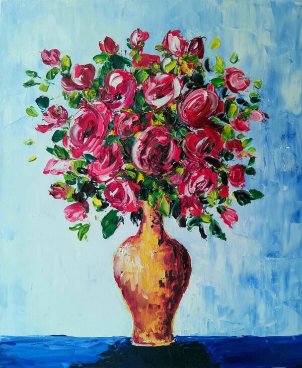 My Love Is A Red Red Rose 25x30cm