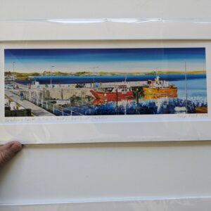 Heading Back to the Islands Baltimore Harbour- Print 12x32cm