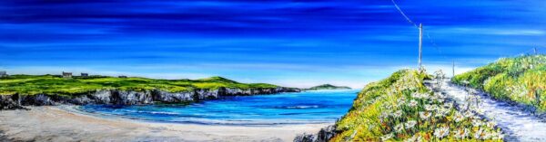 Early Morning Light, Cow Strand Sherkin Island150x40cm