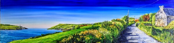 Past Willie Fenwick's and Out Towards Baltimore Beacon Sherkin Island 40x150cm