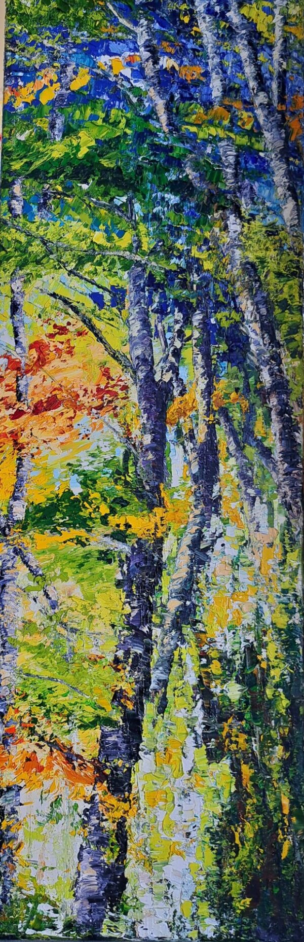 Up Through The Golden Tree Tops (2) 40x120cm