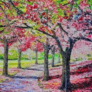 The Cherry Blossom Colonnade 30x60cm