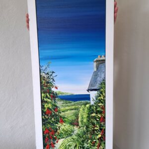 Past Denny McCarthy's House, Sherkin Island 30x100cm