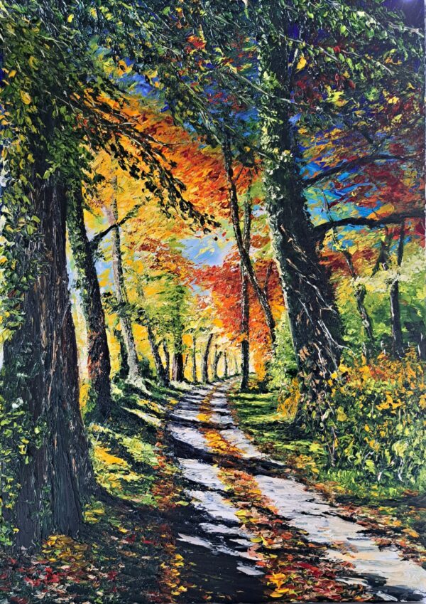 Early Morning Light Blarney Woods 50x70cm