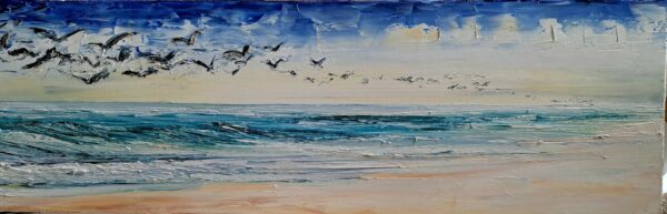 Beyond The Distant Horizon 30x100cm