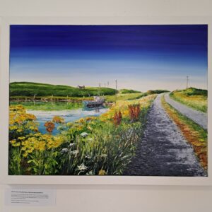 At The Dock, The Brid Marie, Sherkin Island 80x60cm - Image 2