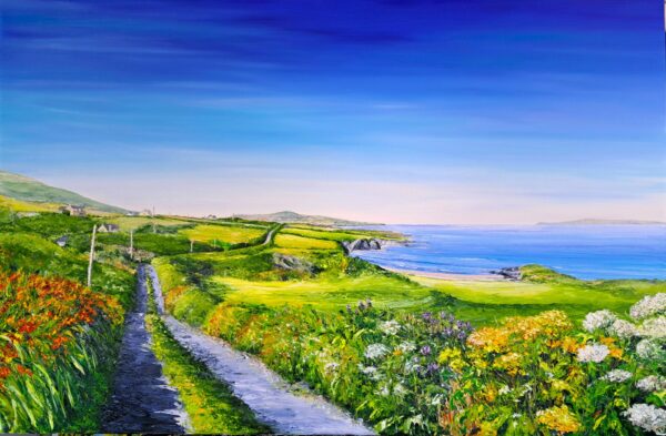 Looking West Towards Cape Clear 80x120cm