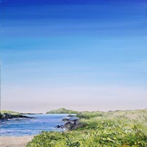 Out Towards Cape Clear from Cow Strand, Sherkin 30x60cm