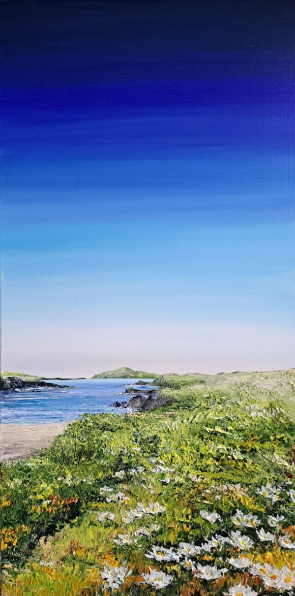 Out Towards Cape Clear from Cow Strand, Sherkin 30x60cm