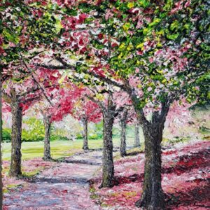 The Cherry Blossom Colonnade 30x60cm