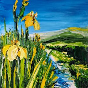 Yellow Iris Farranacoush Sherkin 20x40cm