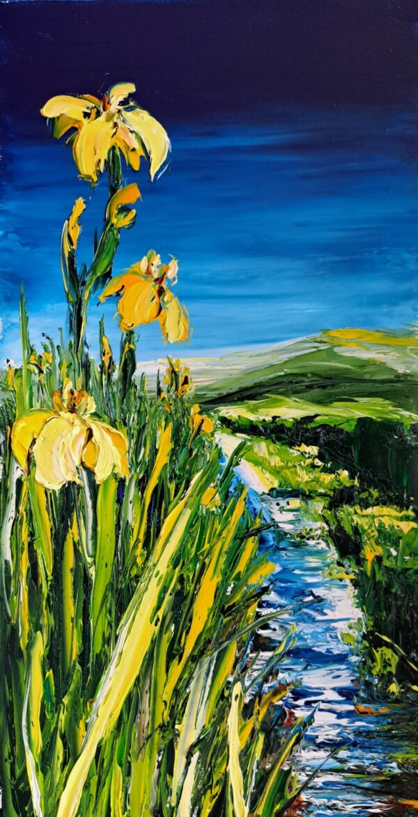Yellow Iris Farranacoush Sherkin 20x40cm