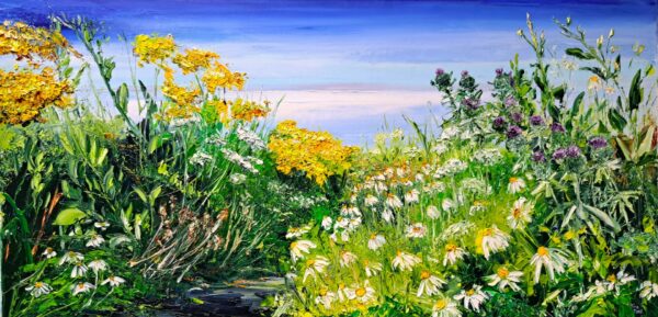 Wild Flowers at the Steps to Silver 30x60cm