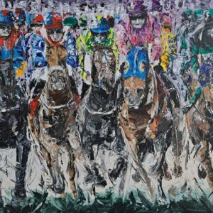 Breaking Out Of The Pack! 50x70cm