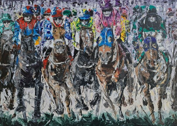 Breaking Out Of The Pack! 50x70cm