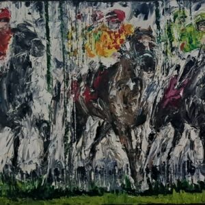 And They're Off! Killarney Races 40x150cm - Image 2