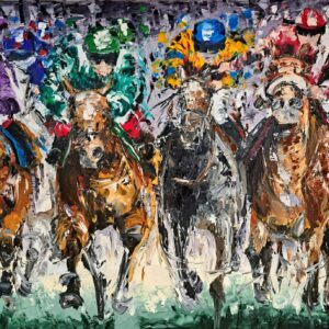 Going Good At Cheltenham! 50x70cm