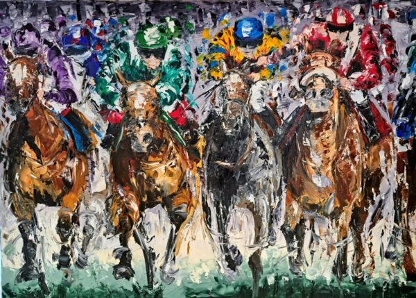 Going Good At Cheltenham! 50x70cm