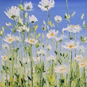 Sherkin Daisies By The Sea 20x40cm