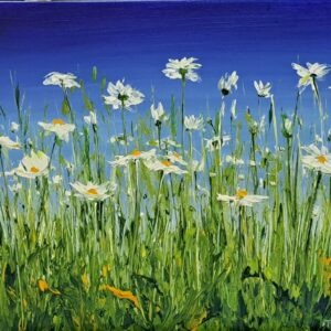 Sherkin Daisies By The Sea 25x30cm