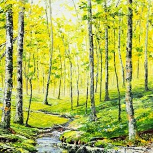 Bluebell Woods at Glendalough 50x70cm