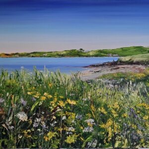 Wild Flowers Beside The Cuinne, Sherkin Island 60x40cm