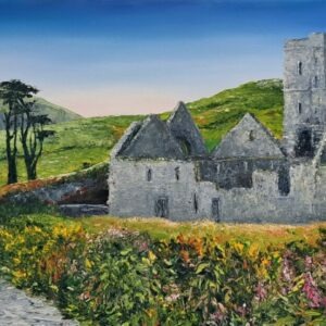 Sherkin Abbey Looking East Towards The Beacon 40x120cm