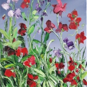 Sweetpeas Summer Heat 20x40cm