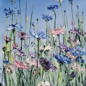 The Cornflowers 20x40cm