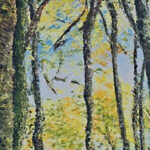 The Mossy Path At Innisbeg, West Cork 40x120cm