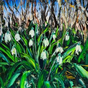 Snowdrops- Early Spring Joy! 30x30cm