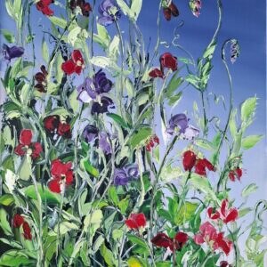 Sweetpeas Summer Heat 30x60cm