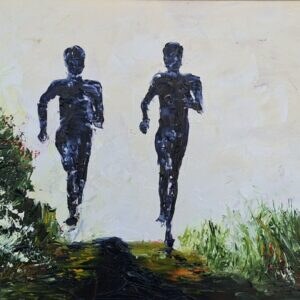 The Hill Runners 30x60cm